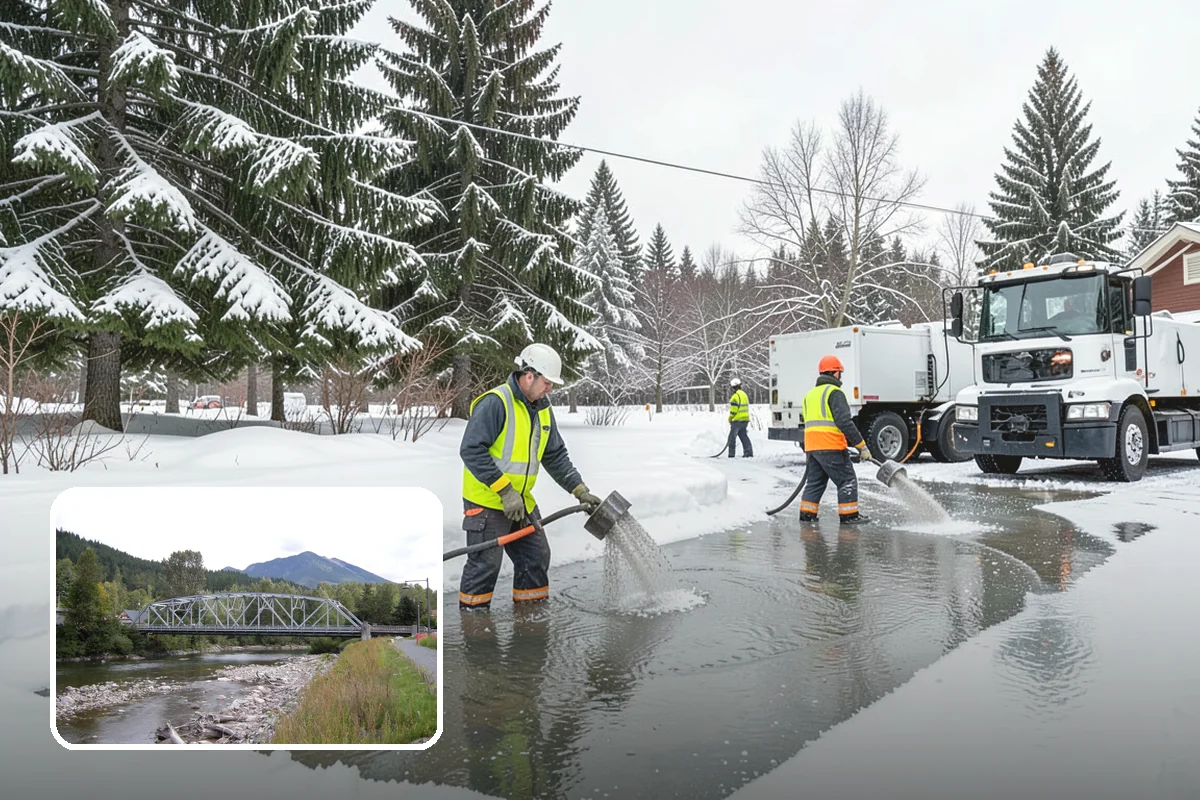 Garage Entrance Snow Removal in Skykomish, King County, WA - Frees the overhead door to open without jamming