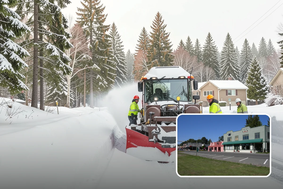 Garage Entrance Snow Removal in Snoqualmie, King County, WA - Frees the overhead door to open without jamming