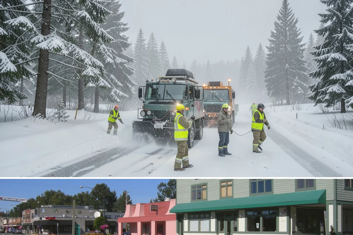 Garage Entrance Snow Removal in Snoqualmie, King County, WA - Reserve service in early winter so your garage apron is handled from the season's first freeze.