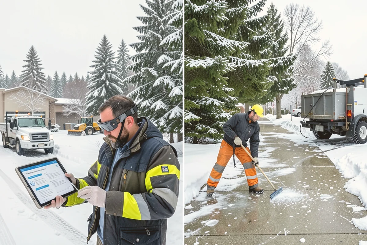 Garage Entrance Snow Removal in Stanwood, Snohomish County, WA - We inspect the apron and garage door clearance