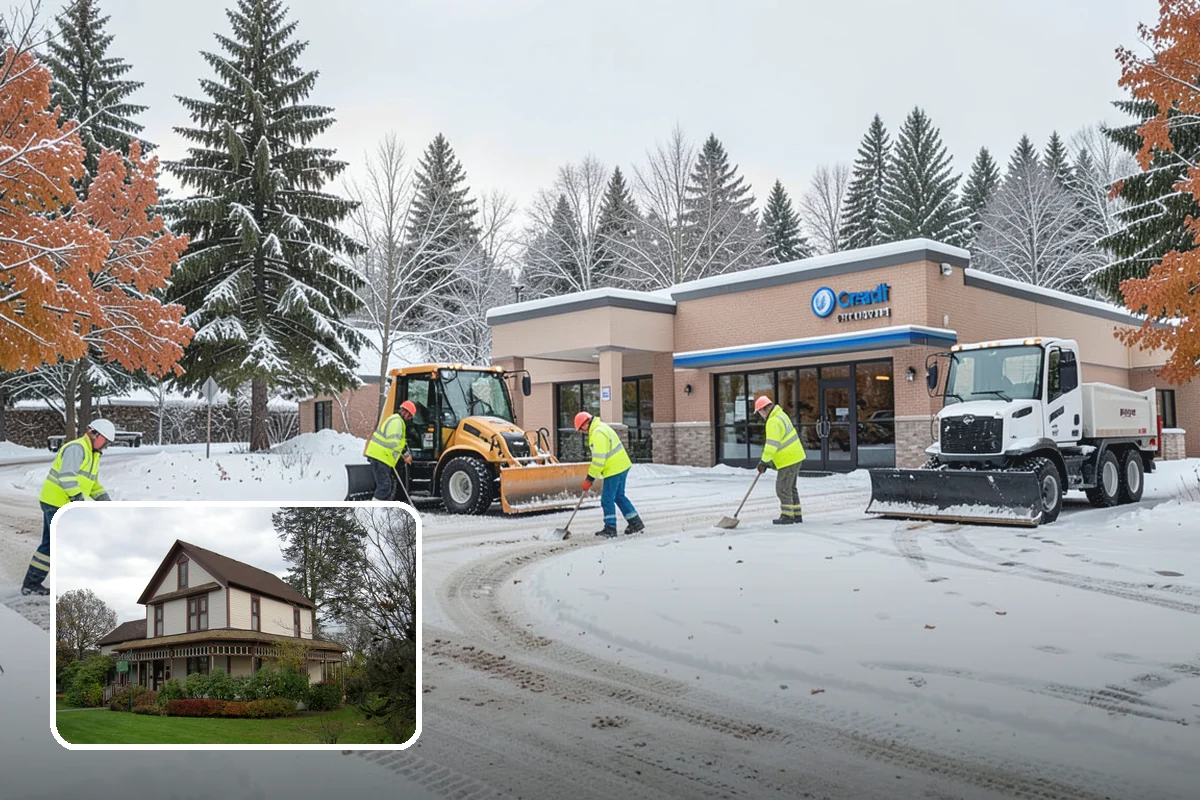 Garage Entrance Snow Removal in Sumner, Pierce County, WA - Frees the overhead door to open without jamming