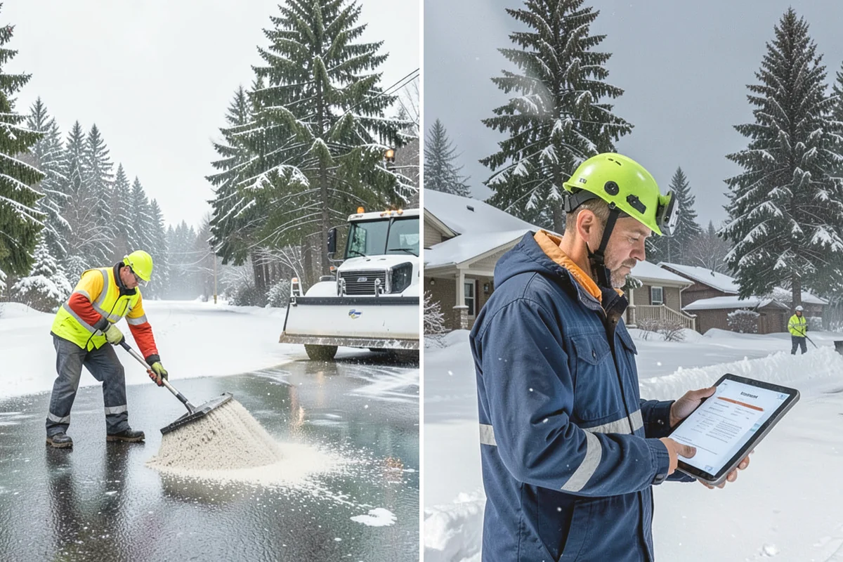Garage Entrance Snow Removal in Tacoma, Pierce County, WA - We inspect the apron and garage door clearance