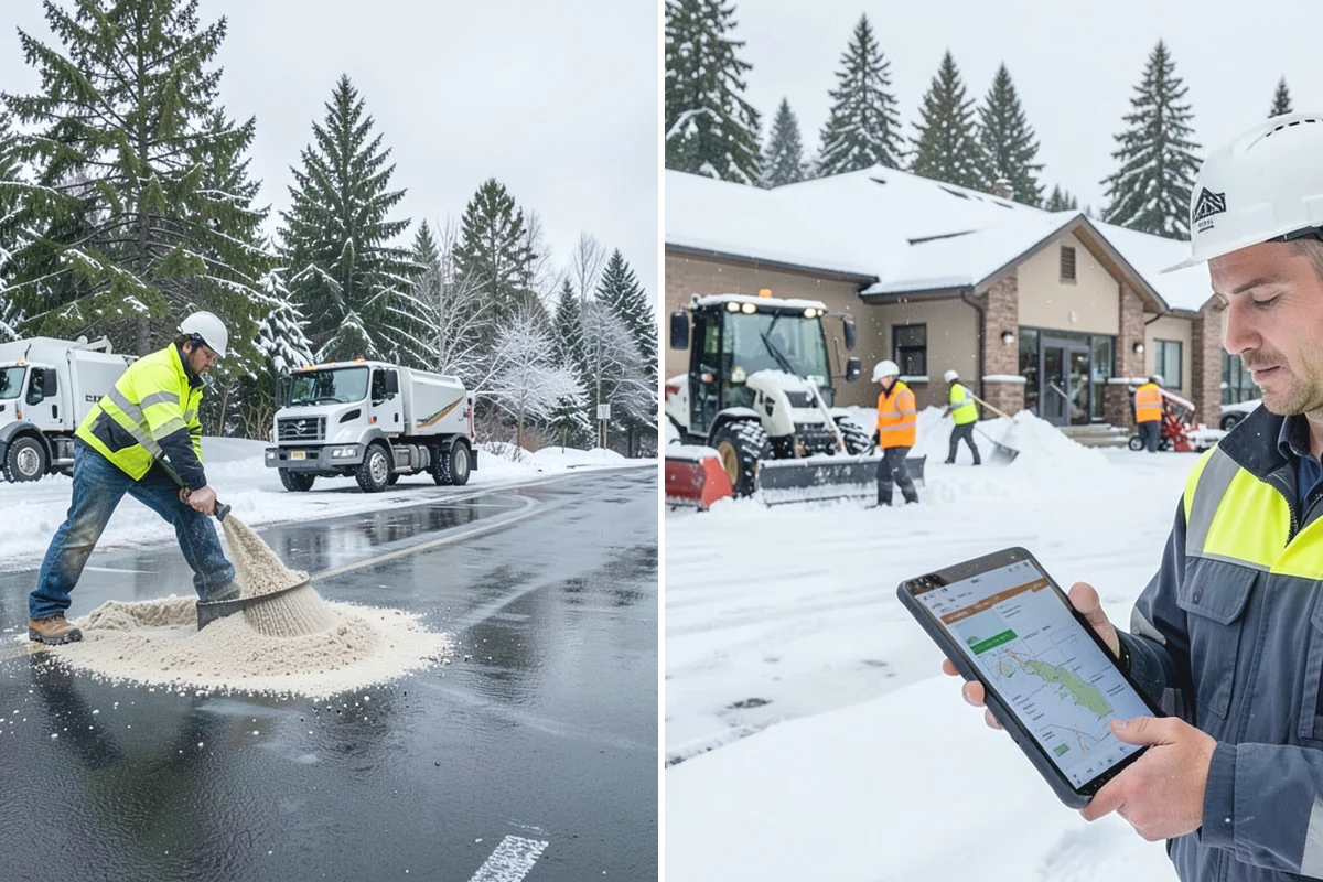 Garage Entrance Snow Removal in Wilkeson, Pierce County, WA - We inspect the apron and garage door clearance