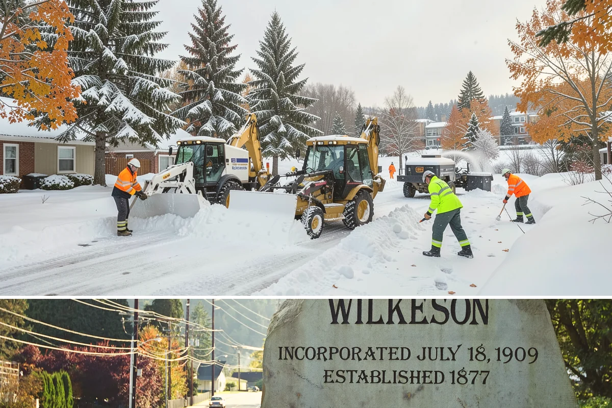 Garage Entrance Snow Removal in Wilkeson, Pierce County, WA - Reserve service in early winter so your garage apron is handled from the season's first freeze.