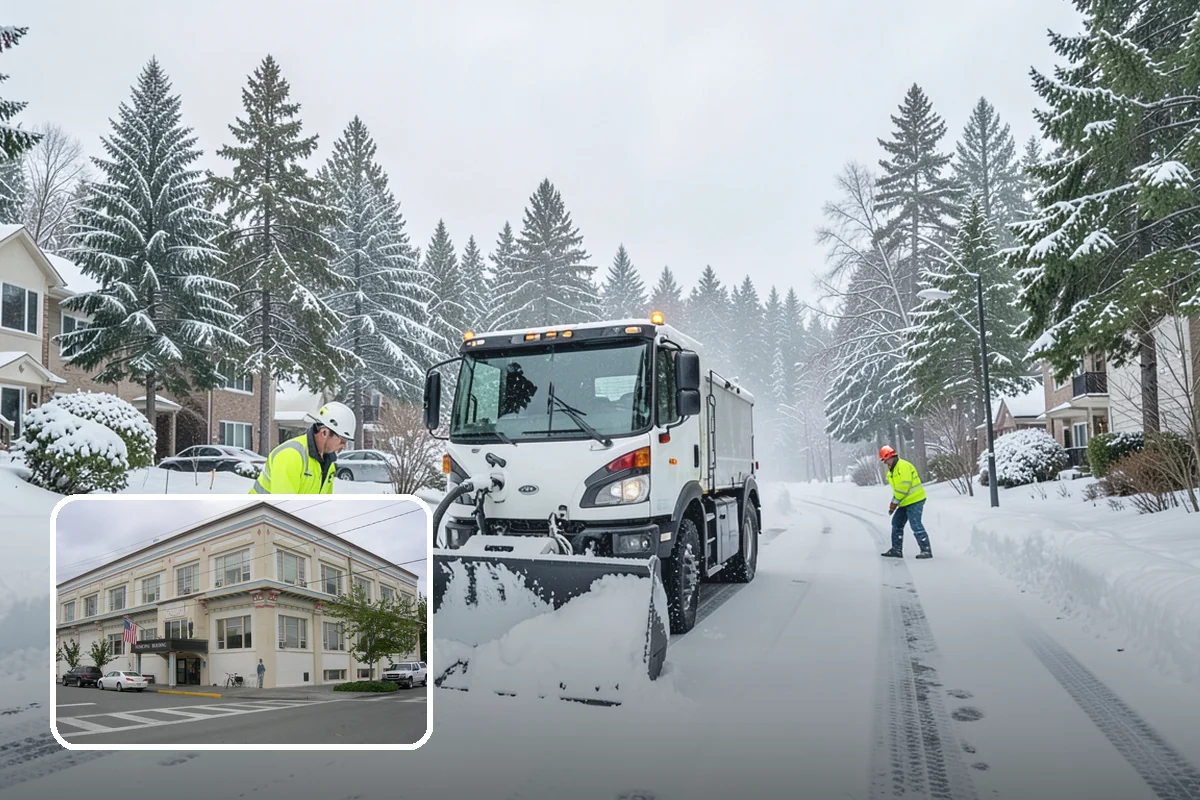 Garden Path Snow Removal in Anacortes, Skagit County, WA - Protects flagstone, gravel, and bark surfaces from blade damage