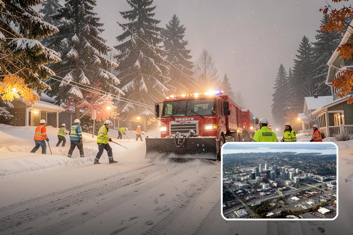 Garden Path Snow Removal in Bellevue, King County, WA - Protects flagstone, gravel, and bark surfaces from blade damage