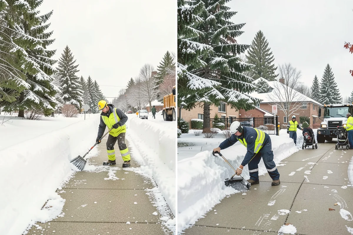 Garden Path Snow Removal in Bellevue, King County, WA - Identify loose or spaced materials that shift underfoot