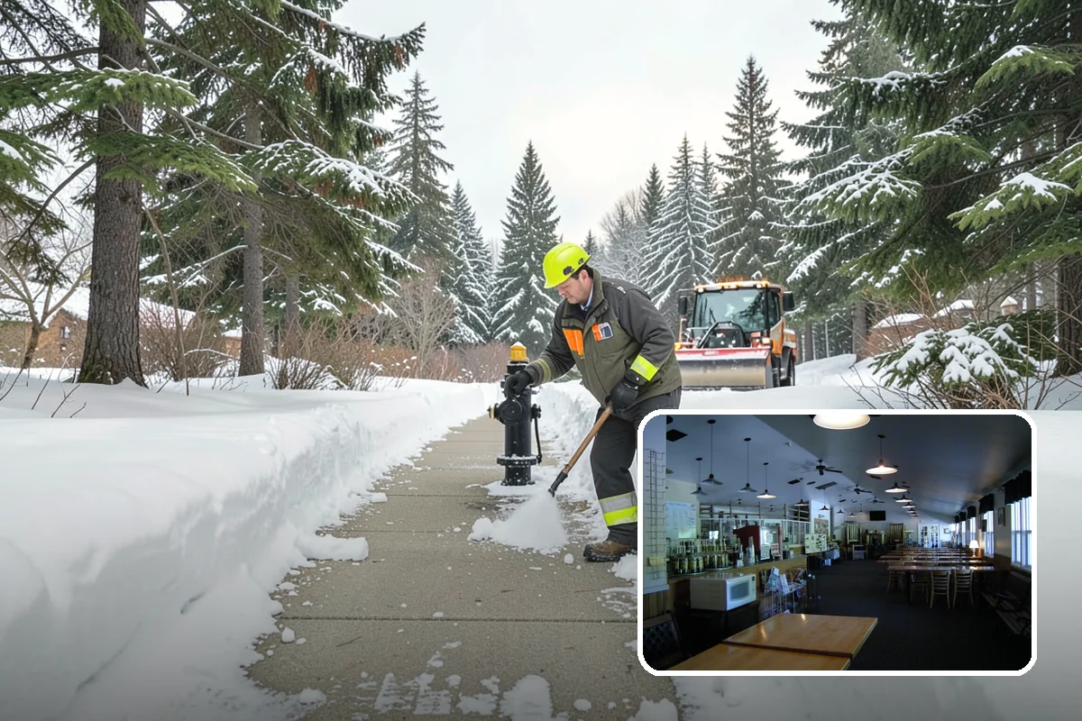 Garden Path Snow Removal in Black Diamond, King County, WA - Protects flagstone, gravel, and bark surfaces from blade damage