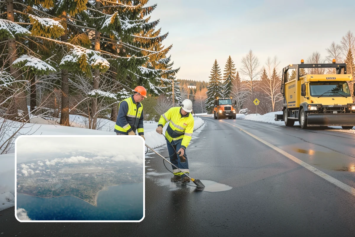 Garden Path Snow Removal in Burien, King County, WA - Protects flagstone, gravel, and bark surfaces from blade damage