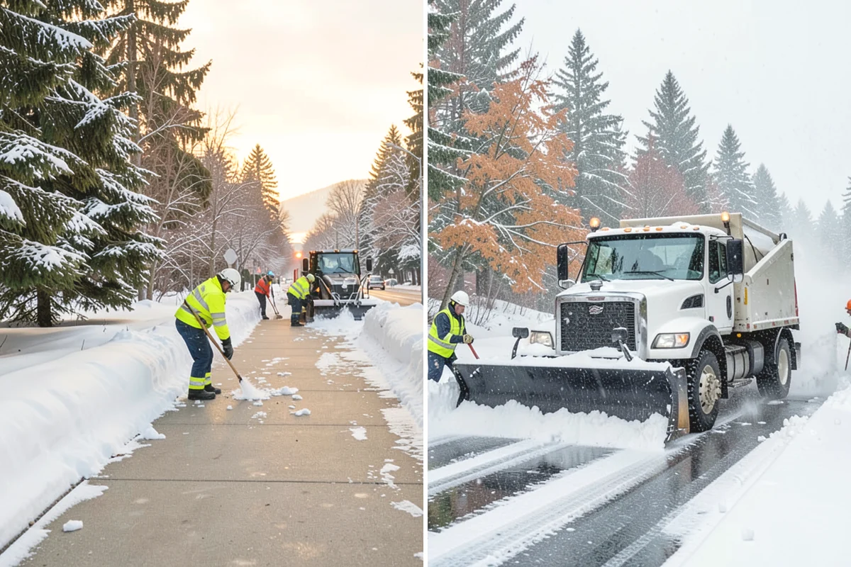 Garden Path Snow Removal in Burien, King County, WA - Identify loose or spaced materials that shift underfoot