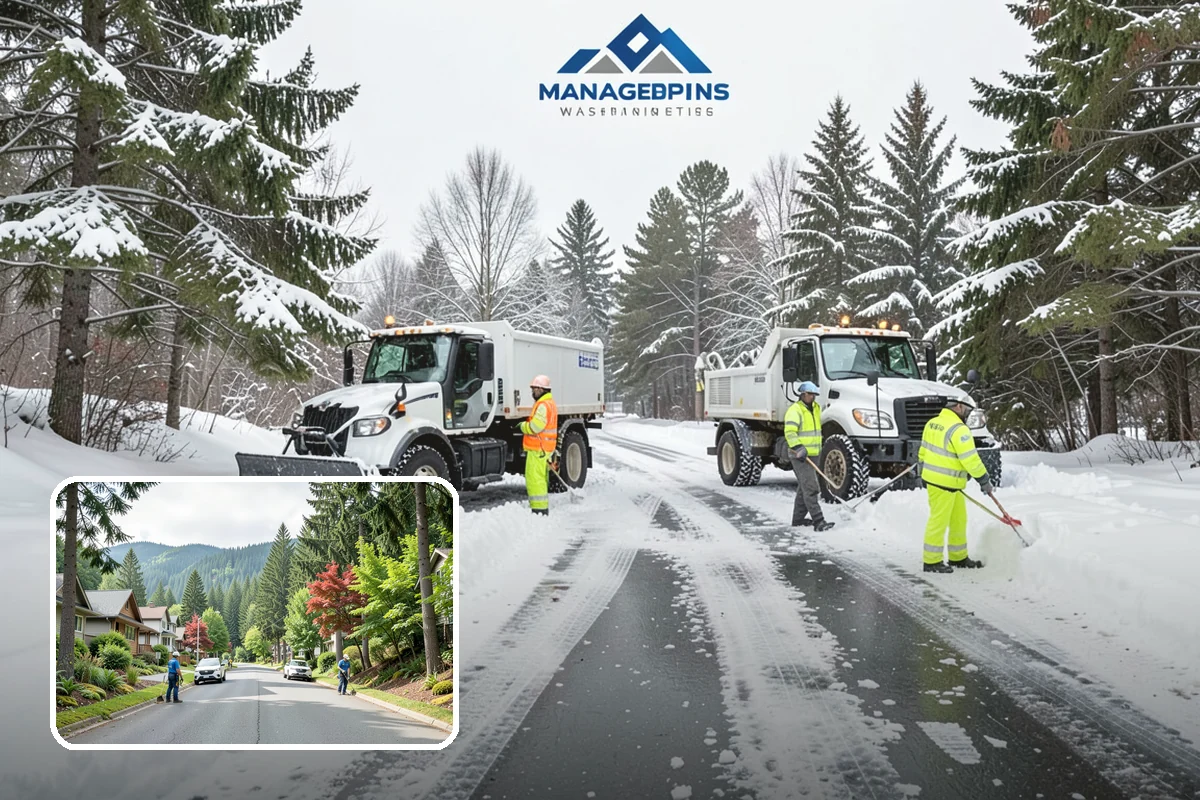 Garden Path Snow Removal in Darrington, Snohomish County, WA - Protects flagstone, gravel, and bark surfaces from blade damage