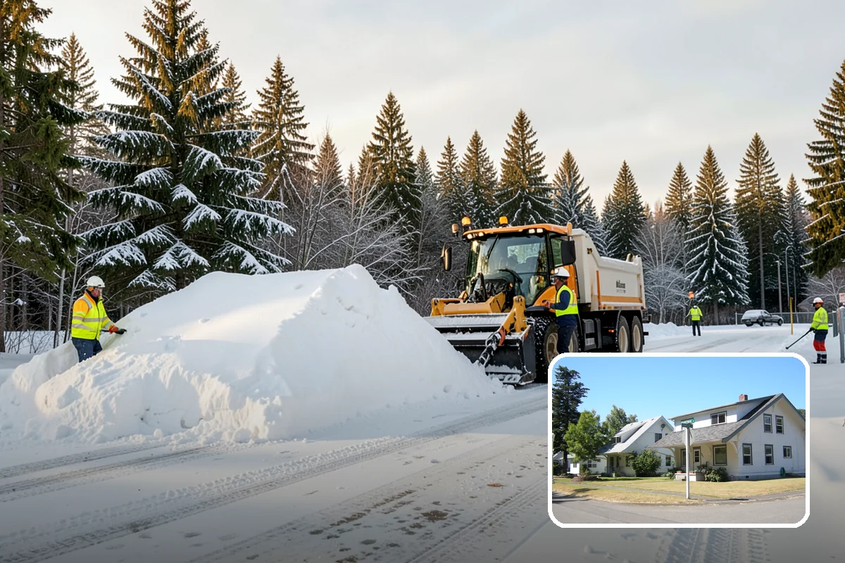 Garden Path Snow Removal in DuPont, Pierce County, WA - Protects flagstone, gravel, and bark surfaces from blade damage