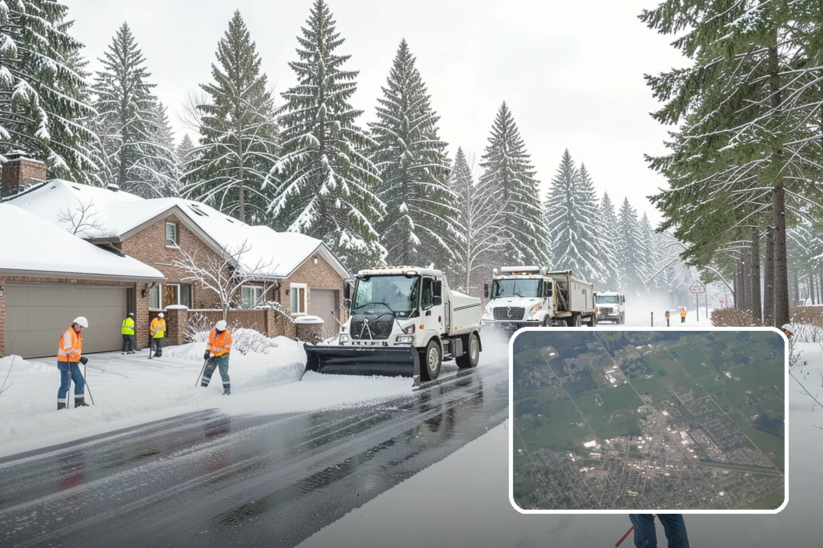 Garden Path Snow Removal in Enumclaw, King County, WA - Protects flagstone, gravel, and bark surfaces from blade damage