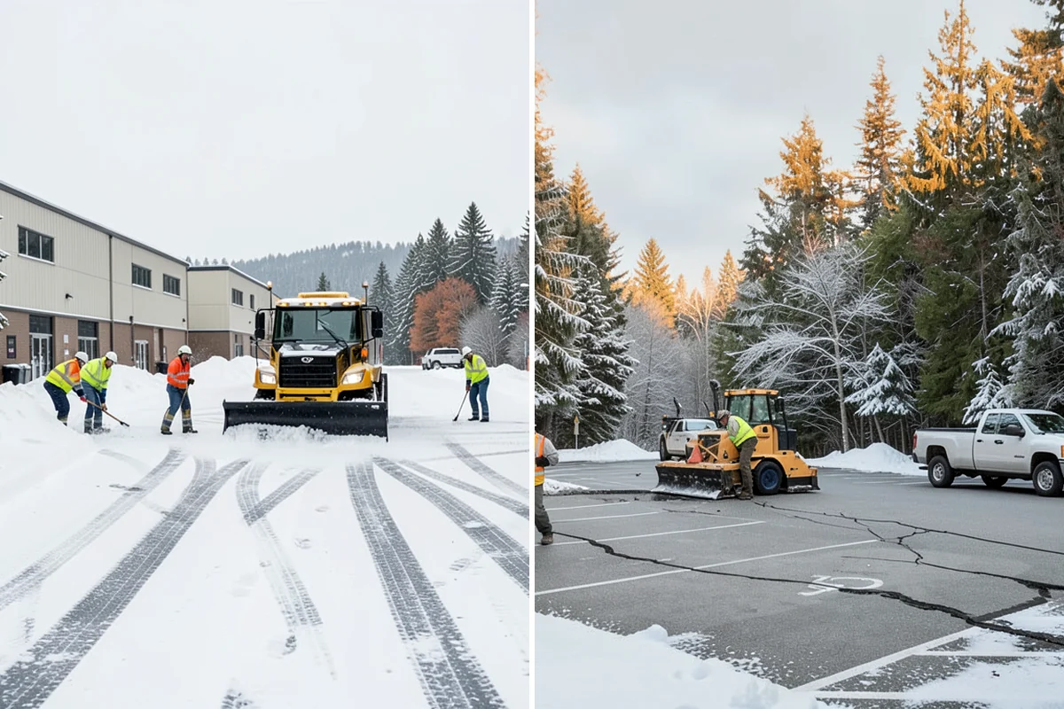 Garden Path Snow Removal in Fircrest, Pierce County, WA - Identify loose or spaced materials that shift underfoot
