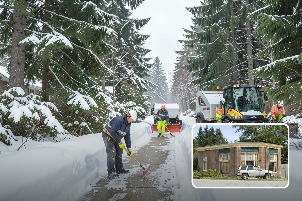 Garden Path Snow Removal in Hamilton, Skagit County, WA - Protects flagstone, gravel, and bark surfaces from blade damage