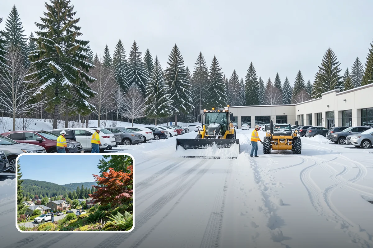Garden Path Snow Removal in Index, Snohomish County, WA - Protects flagstone, gravel, and bark surfaces from blade damage
