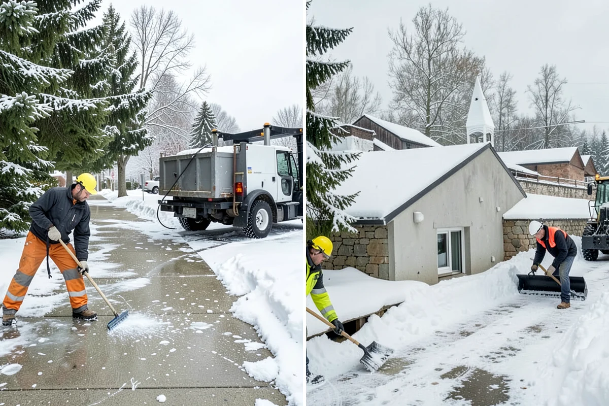 Garden Path Snow Removal in Maple Valley, King County, WA - Identify loose or spaced materials that shift underfoot