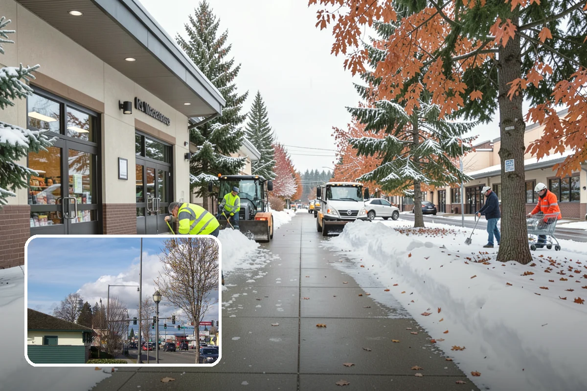 Garden Path Snow Removal in Marysville, Snohomish County, WA - Protects flagstone, gravel, and bark surfaces from blade damage