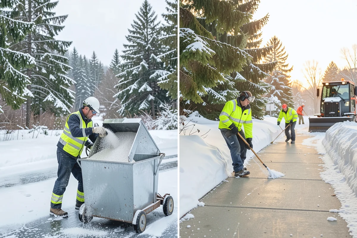 Garden Path Snow Removal in Marysville, Snohomish County, WA - Identify loose or spaced materials that shift underfoot