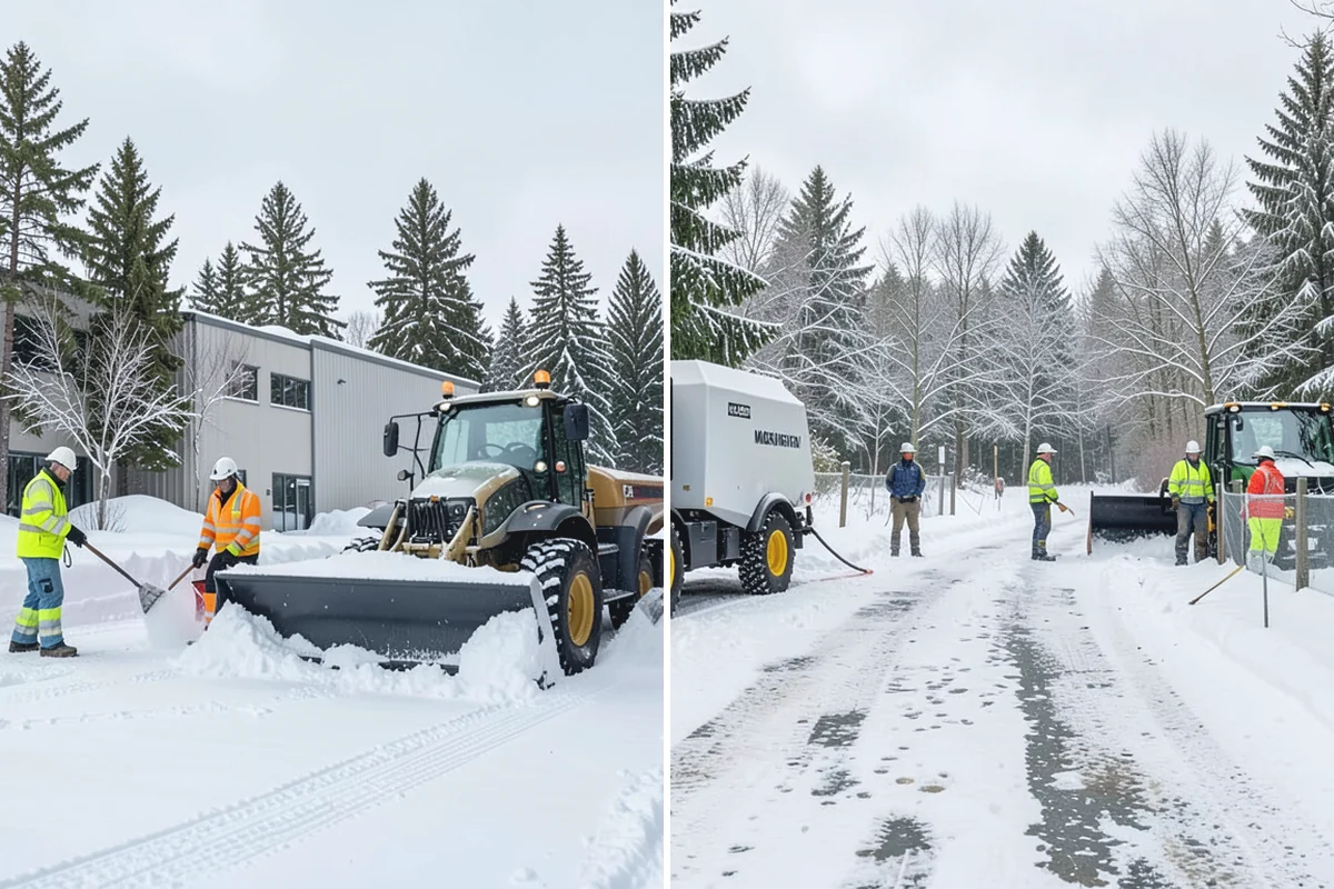 Garden Path Snow Removal in Medina, King County, WA - Identify loose or spaced materials that shift underfoot