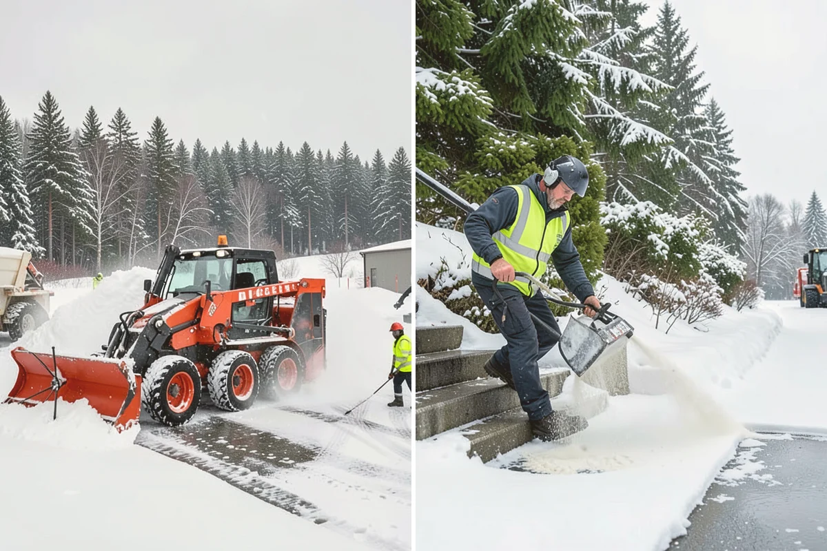 Garden Path Snow Removal in Milton, King County, WA - Identify loose or spaced materials that shift underfoot