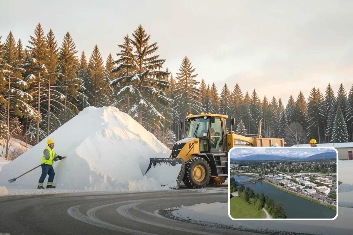 Garden Path Snow Removal in Mount Vernon, Skagit County, WA - Protects flagstone, gravel, and bark surfaces from blade damage