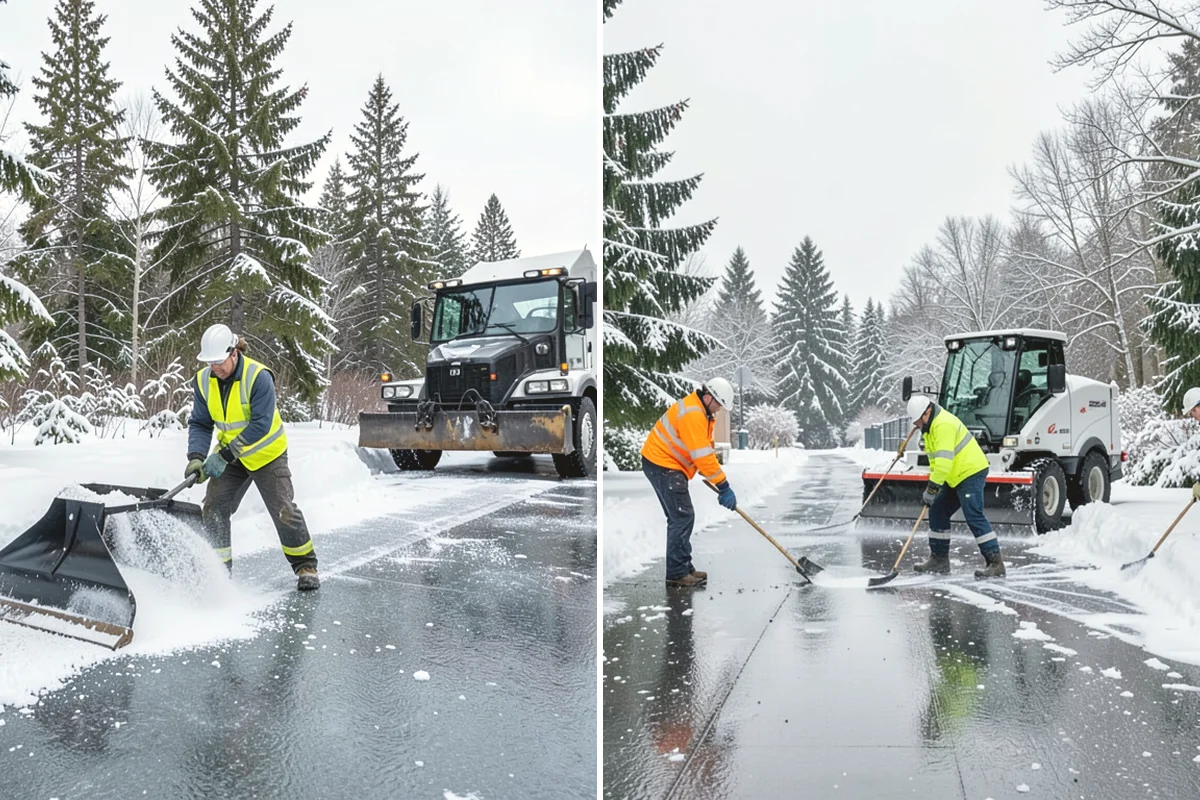 Garden Path Snow Removal in Mukilteo, Snohomish County, WA - Identify loose or spaced materials that shift underfoot