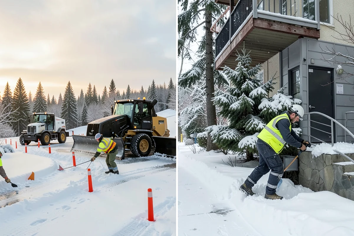 Garden Path Snow Removal in Normandy Park, King County, WA - Identify loose or spaced materials that shift underfoot