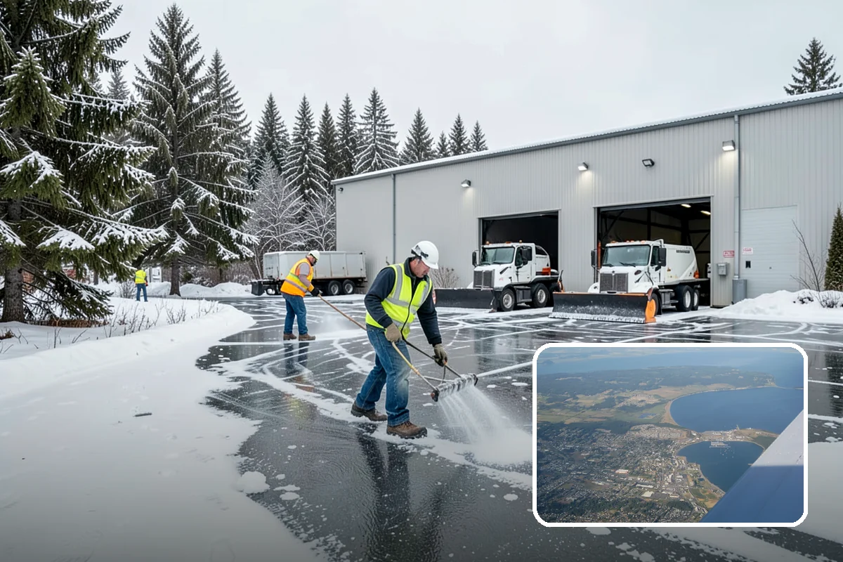 Garden Path Snow Removal in Oak Harbor, Island County, WA - Protects flagstone, gravel, and bark surfaces from blade damage