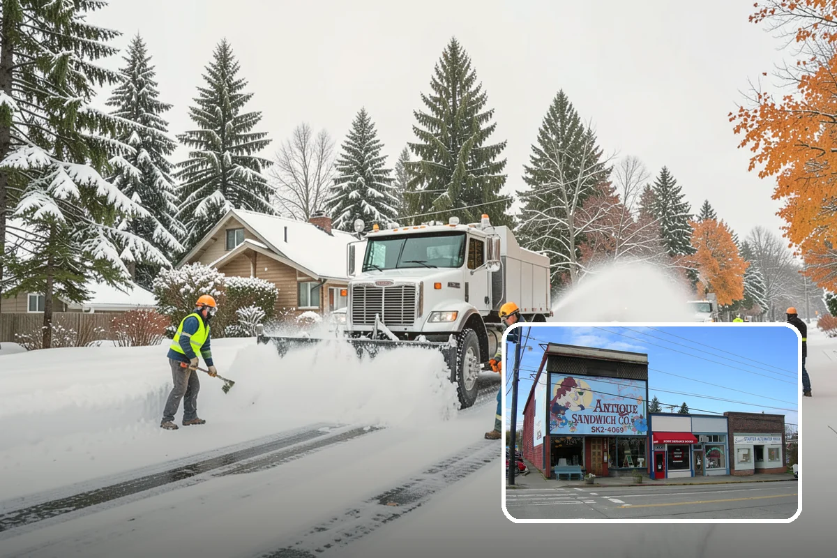 Garden Path Snow Removal in Ruston, Pierce County, WA - Protects flagstone, gravel, and bark surfaces from blade damage