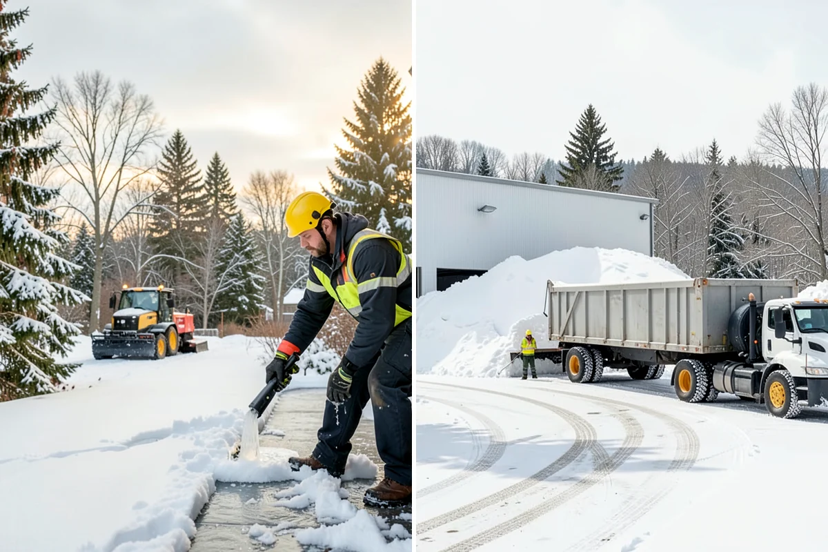 Garden Path Snow Removal in SeaTac, King County, WA - Identify loose or spaced materials that shift underfoot