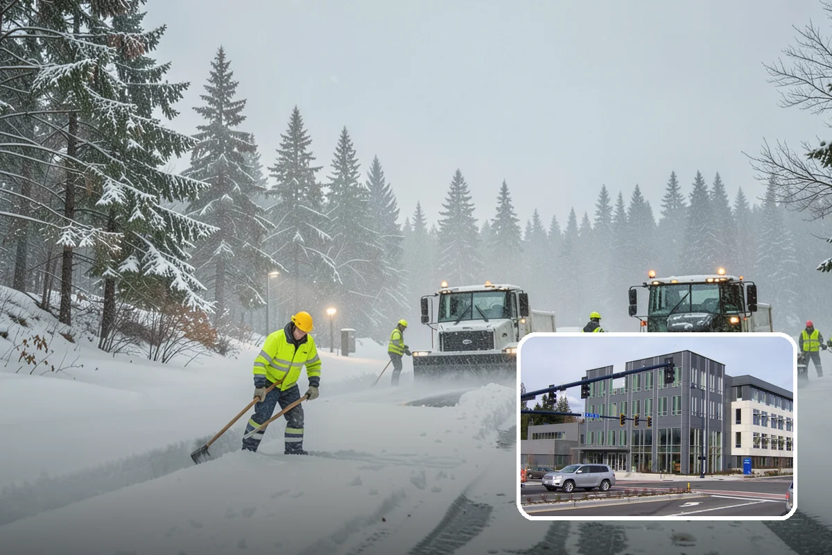 Garden Path Snow Removal in Shoreline, King County, WA - Protects flagstone, gravel, and bark surfaces from blade damage