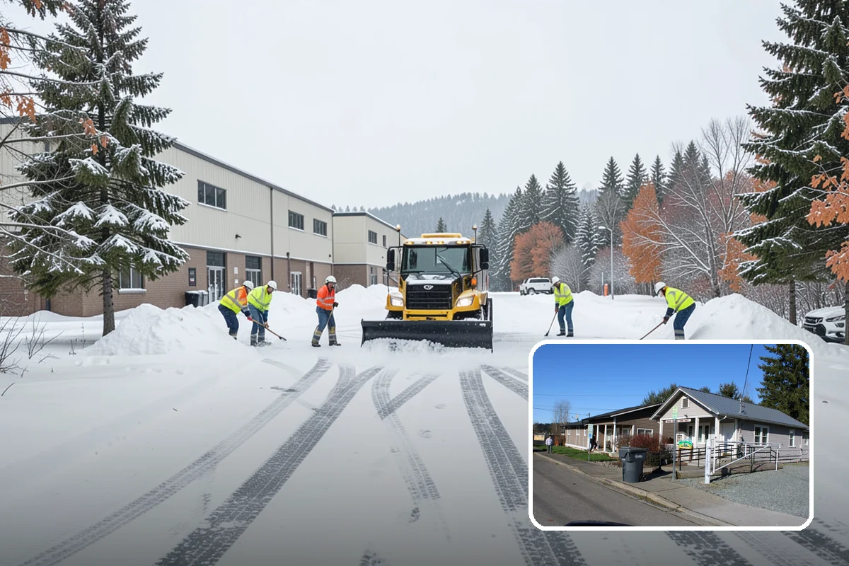 Garden Path Snow Removal in South Prairie, Pierce County, WA - Protects flagstone, gravel, and bark surfaces from blade damage
