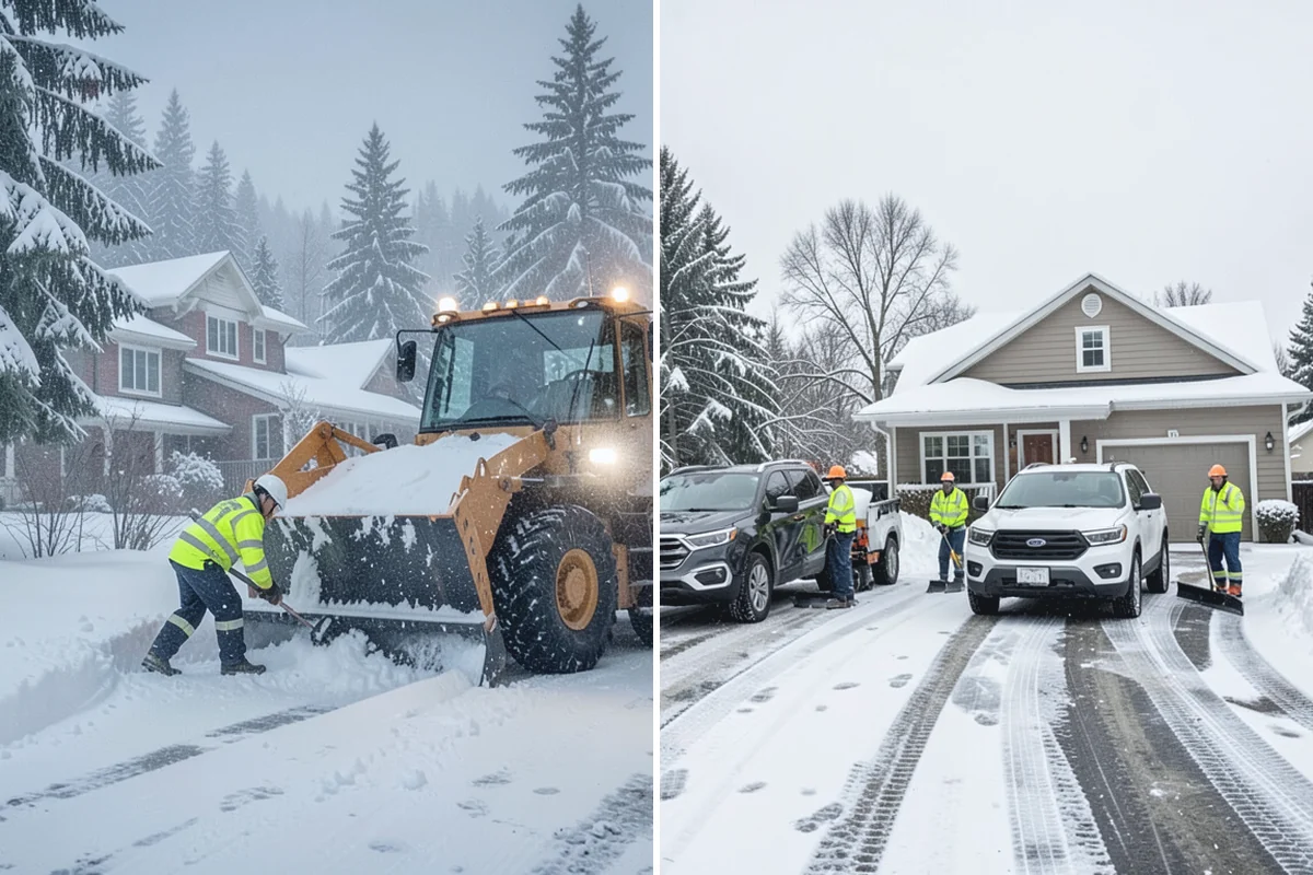 Garden Path Snow Removal in South Prairie, Pierce County, WA - Identify loose or spaced materials that shift underfoot