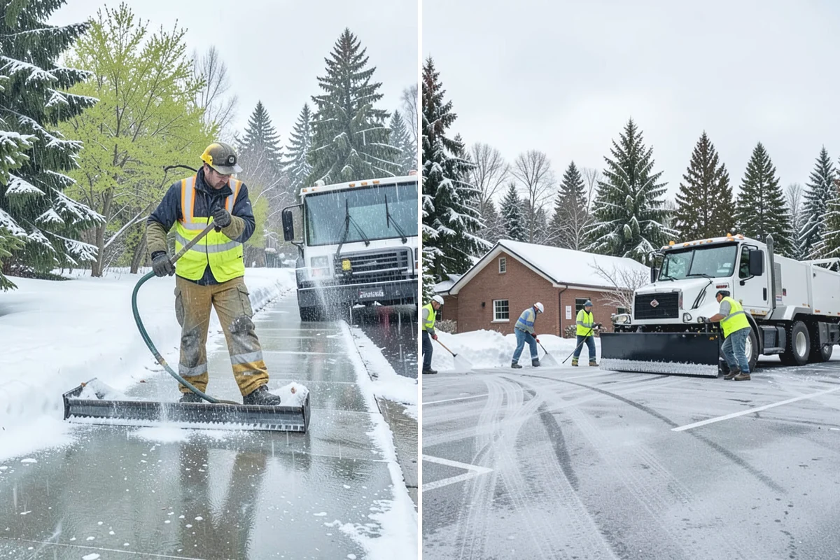 Garden Path Snow Removal in Sumner, Pierce County, WA - Identify loose or spaced materials that shift underfoot