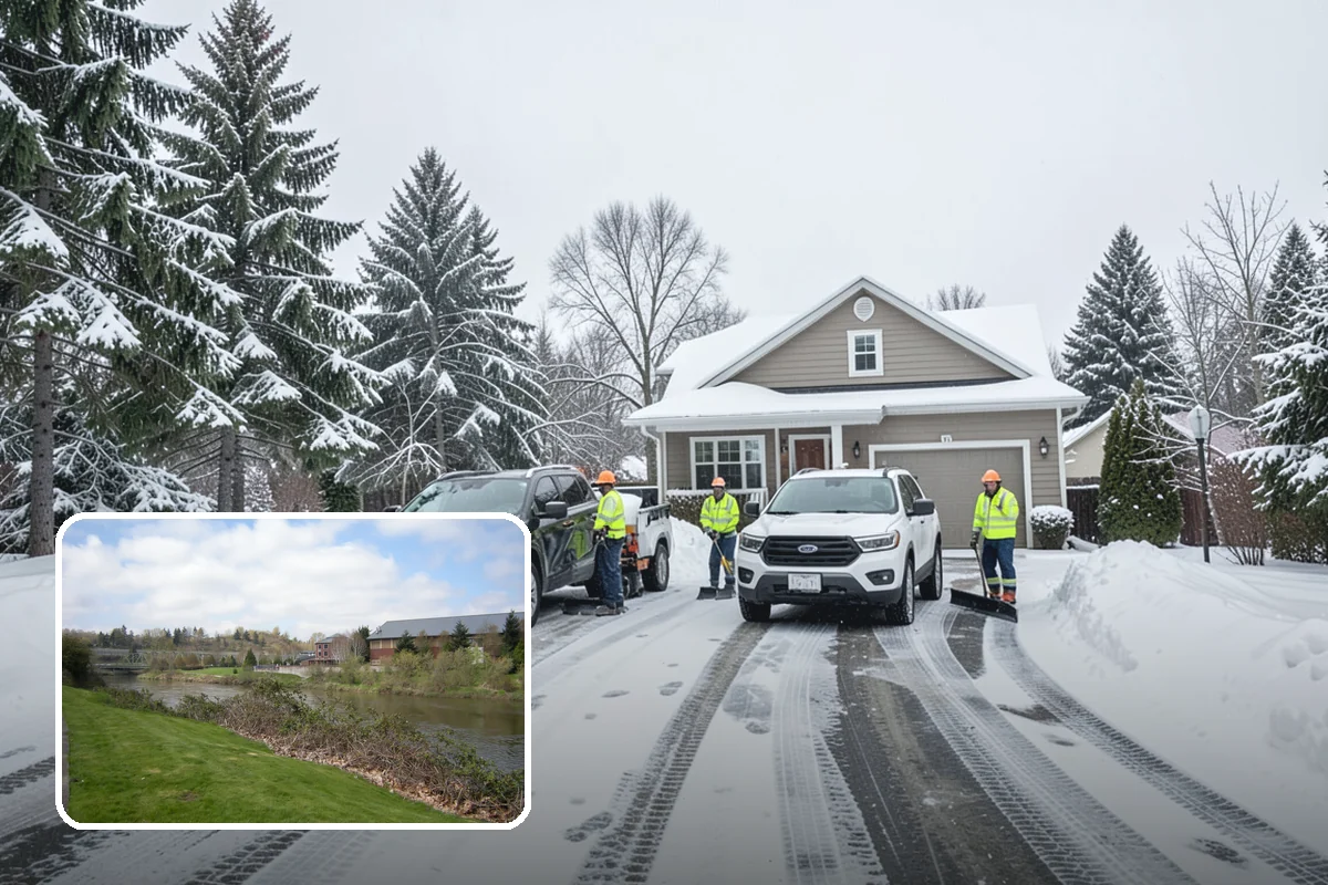 Garden Path Snow Removal in Tukwila, King County, WA - Protects flagstone, gravel, and bark surfaces from blade damage