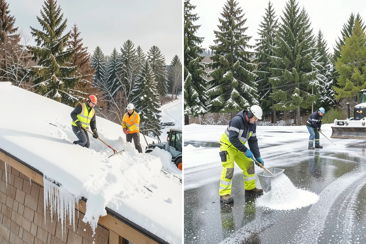 Garden Path Snow Removal in University Place, Pierce County, WA - Identify loose or spaced materials that shift underfoot