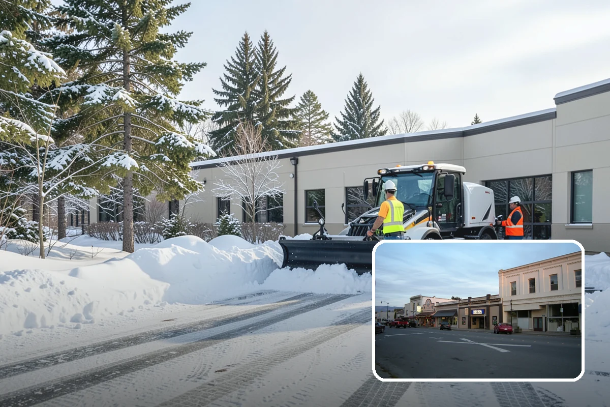 Gas Station Deicing in Burlington, Skagit County, WA - Keeps fuel islands and store entrances safe for customers