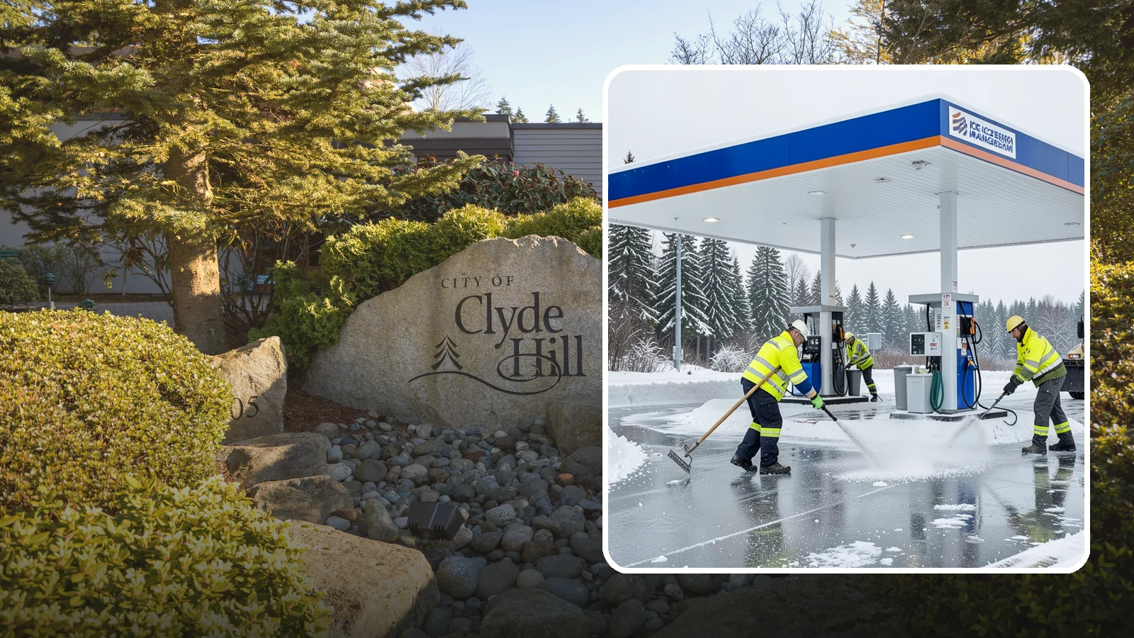 Gas Station Deicing in Clyde Hill, King County, WA - Deicing for gas stations and convenience stores, keeping fuel islands, pump approaches, and store entrances safe during a hard...