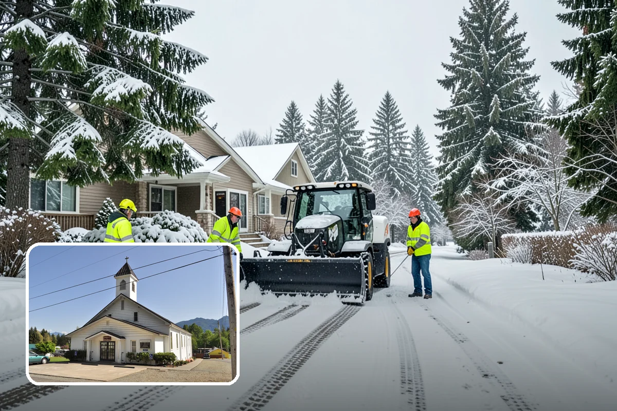 Gas Station Deicing in Concrete, Skagit County, WA - Keeps fuel islands and store entrances safe for customers