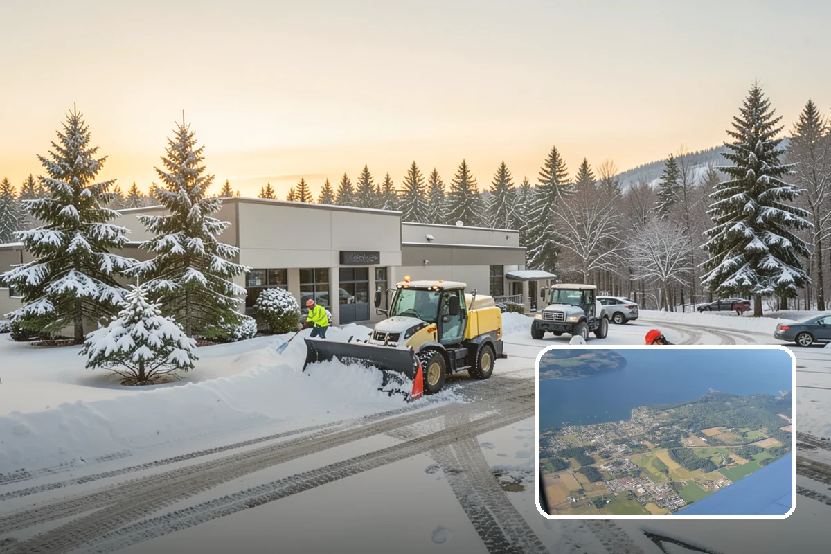 Gas Station Deicing in Coupeville, Island County, WA - Keeps fuel islands and store entrances safe for customers