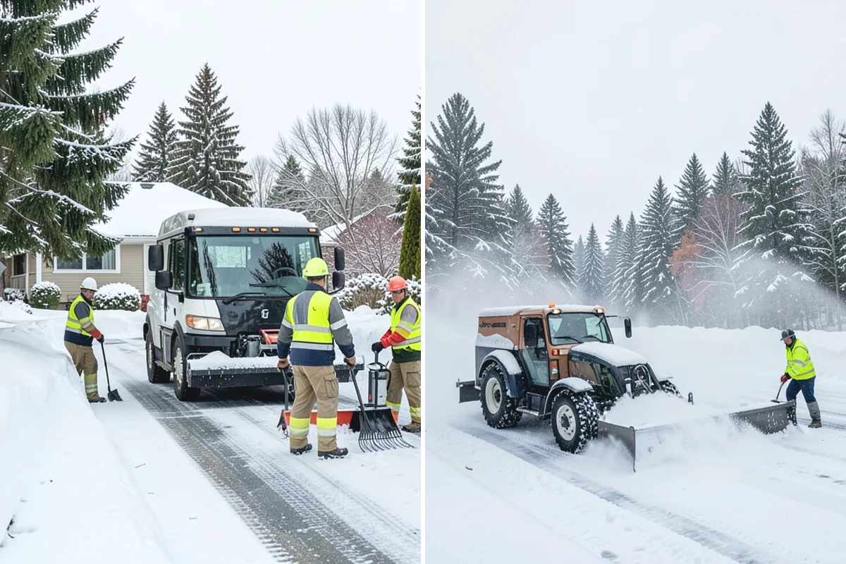 Gas Station Deicing in Darrington, Snohomish County, WA - Map fuel islands, pump lanes, and the store entrance