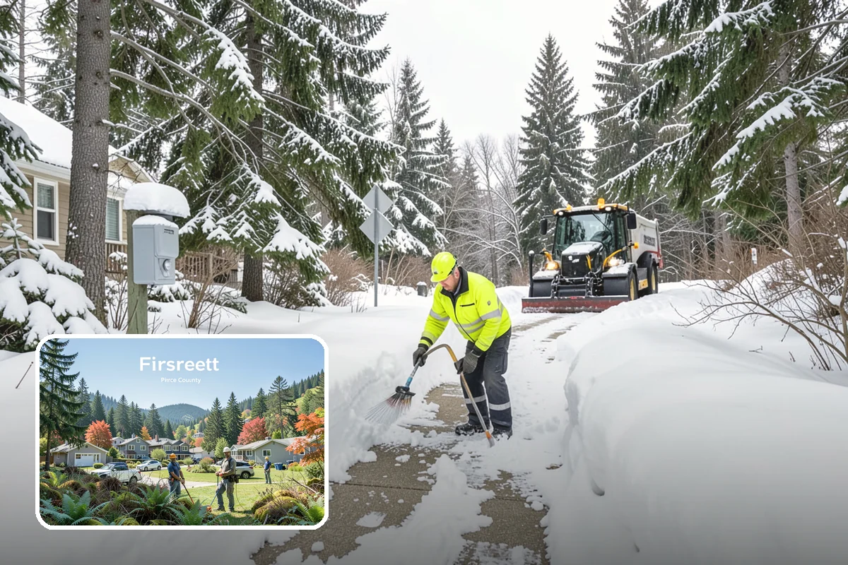Gas Station Deicing in Fircrest, Pierce County, WA - Keeps fuel islands and store entrances safe for customers
