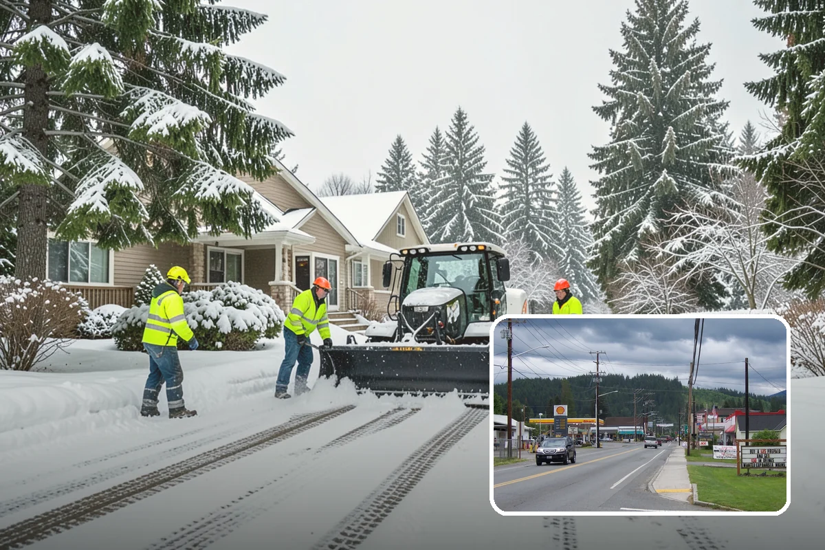 Gas Station Deicing in Granite Falls, Snohomish County, WA - Keeps fuel islands and store entrances safe for customers