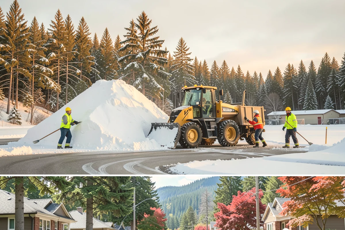 Gas Station Deicing in Hunts Point, King County, WA - Service is active across the winter season, with frequent readiness during the freezing-rain events that glaze busy fueling areas...