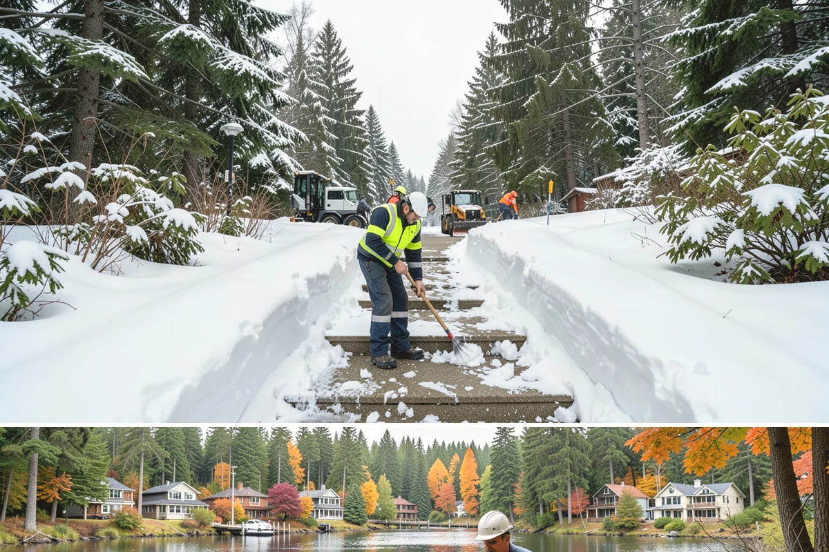 Gas Station Deicing in La Conner, Skagit County, WA - Service is active across the winter season, with frequent readiness during the freezing-rain events that glaze busy fueling areas...