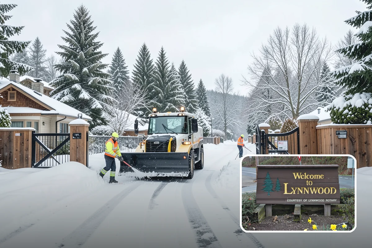 Gas Station Deicing in Lynnwood, Snohomish County, WA - Keeps fuel islands and store entrances safe for customers