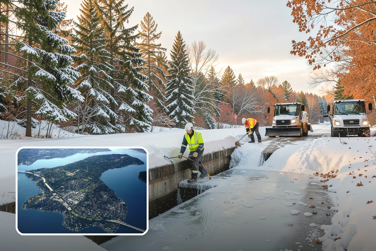 Gas Station Deicing in Mercer Island, King County, WA - Keeps fuel islands and store entrances safe for customers