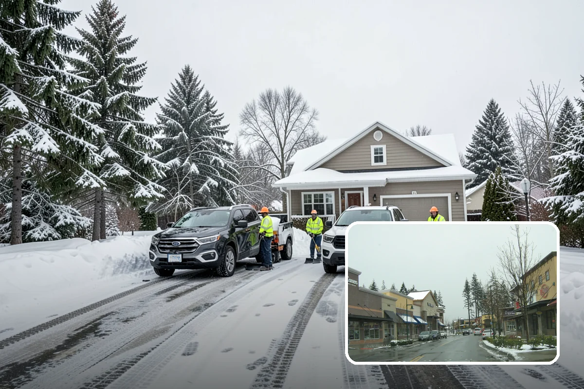 Gas Station Deicing in Mill Creek, Snohomish County, WA - Keeps fuel islands and store entrances safe for customers