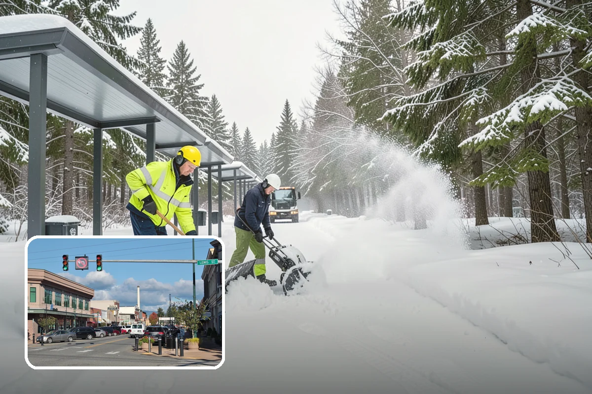 Gas Station Deicing in Monroe, Snohomish County, WA - Keeps fuel islands and store entrances safe for customers
